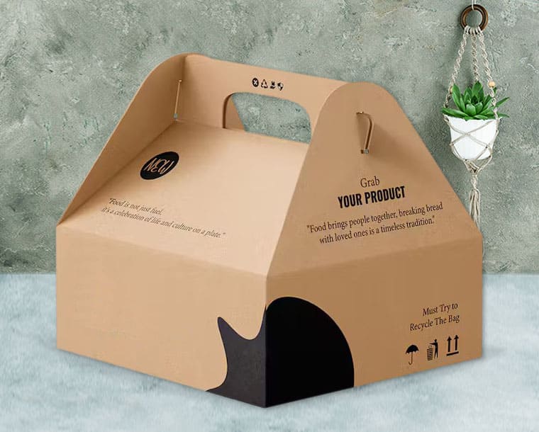 Cardboard Boxes With Handle
