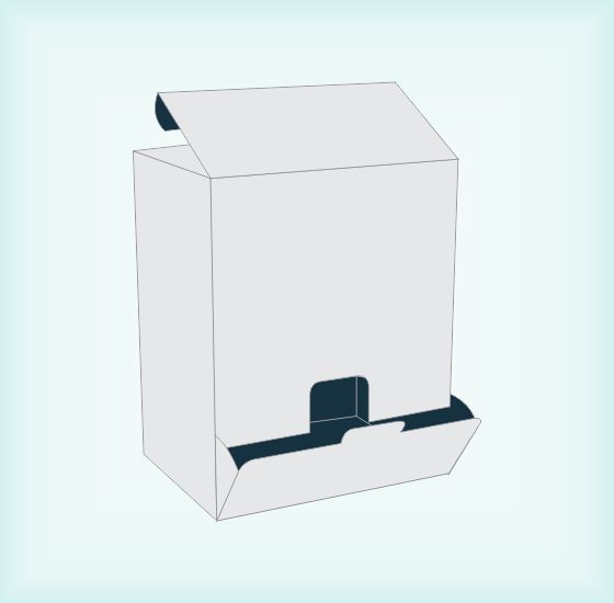Flip Out Open Dispenser Box