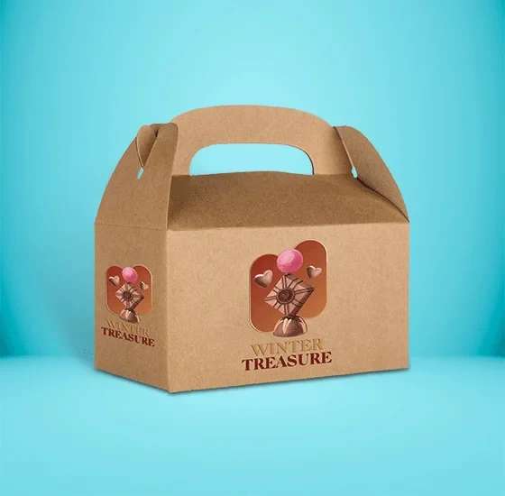 Kraft Gable Boxes