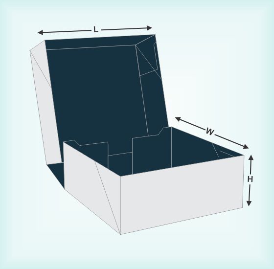 4 Corner Tray With Lid
