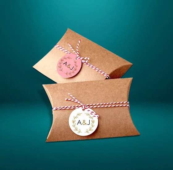 Kraft Pillow Boxes