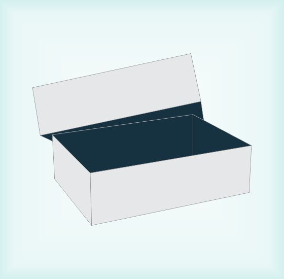 Collapsible 4 Corner Tray & Lid