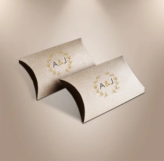 Kraft Pillow Boxes