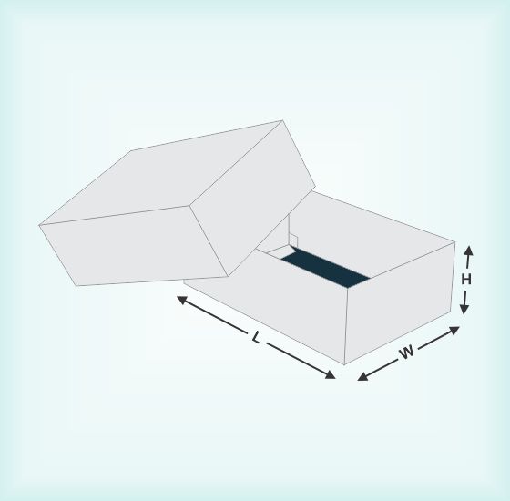 Double Glued Side Wall Tray & Lid