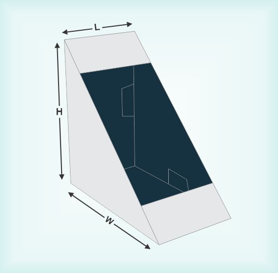 Sandwich Wedge Box